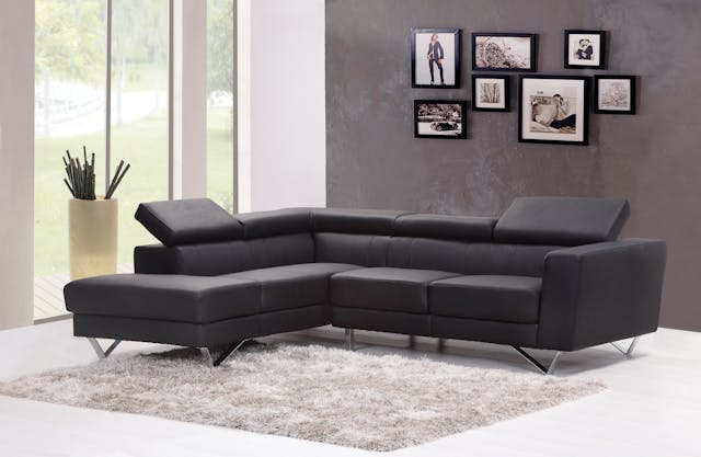 Stylish furniture in a well-designed modern interior